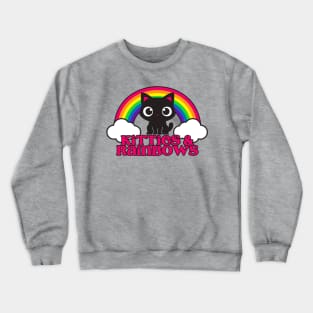 Kitties & Rainbows Crewneck Sweatshirt